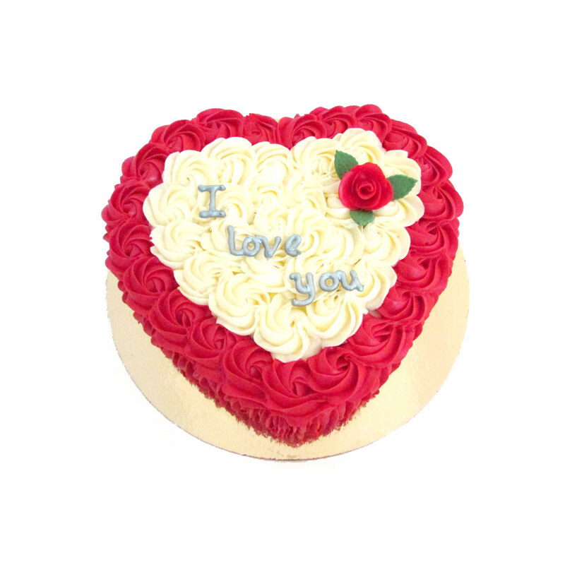 Red velvet cake delivery in London by Beverly Hills Bakery