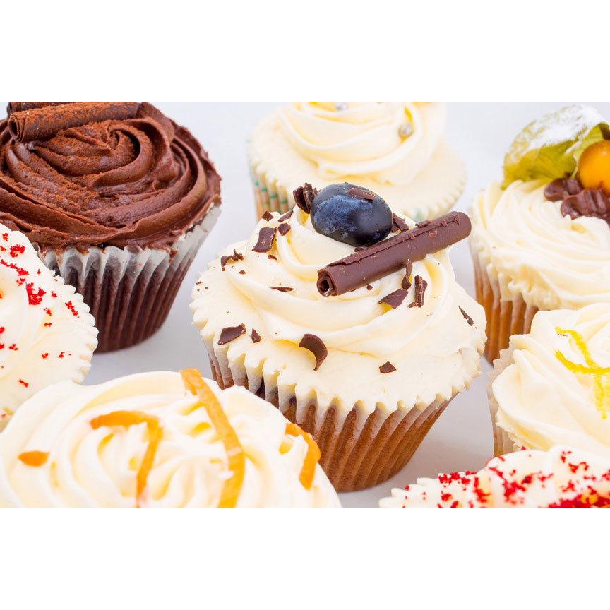 Gourmet cupcake delivery London Assorted gourmet cupcakes